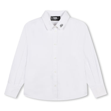 KARL LAGERFELD Camisa para niña y adolescente Blanca